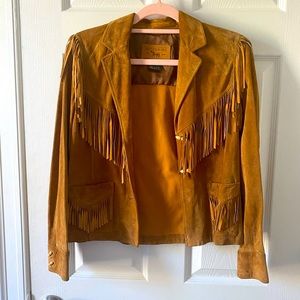 Vintage Suede Leather Ralph Lauren RL Western Jacket